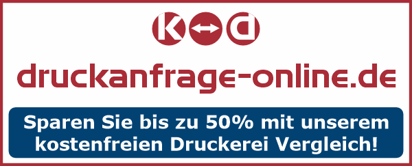 Sparen Sie bis zu 50 % bei den Druckkosten Logo druckanfrage-online.de – bis zu 50 % bei den Druckkosten sparen